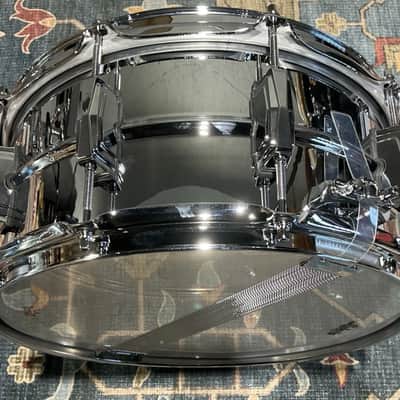 Ludwig 6.5x14" LM402BON Blue And Olive Badge Supraphonic Snare Drum image 7