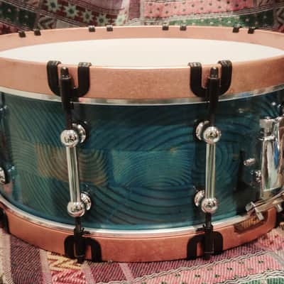SSS Solid Shell Shop Custom Snare Drum - 2026 - Blue image 2