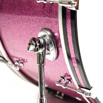 C&C Purple Sparkle Drum Set (14x28 - 10x14 - 16x18) owned By J Mascis image 7