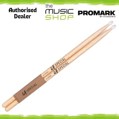 Pair of Promark LA Special 2B Nylon Tip Drumsticks (Drum Sticks) - LA2BN image 1