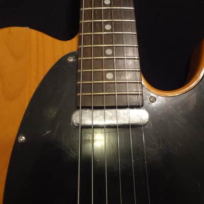 Squire Telecaster w/ Les Paul neck (Modded) 2012 Butterscotch Blonde image 6