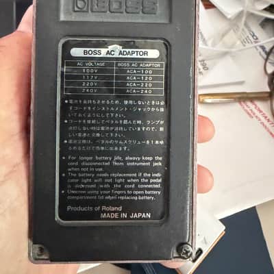 Boss DM-2 Delay (Black Label) 1981 - 1984 - Pink image 6