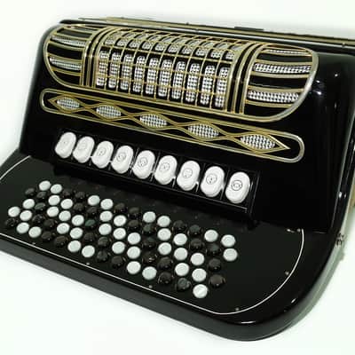 Hohner Riviera III Lightweight 5 Rows Button Accordion C Griff made in Germany Fisarmonica Akkordeon Musical Instrument, New Straps, 2497 image 9