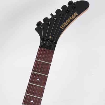 1985 Kramer Pacer Imperial - Graphic Night Scene - Banana Headstock! - Original Case & Hang Tag - Guitar Art image 15