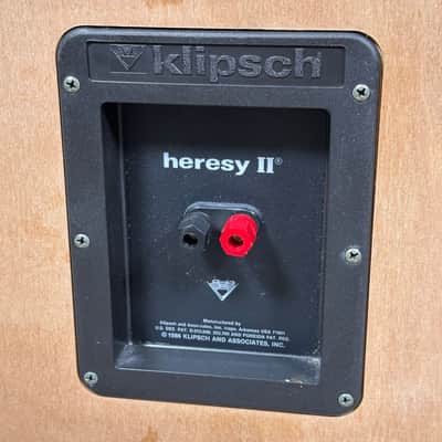 Vintage Klipsch Heresy II Pair Home Audio Loudspeakers image 11