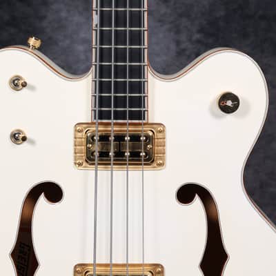 2007 Gretsch G6136LSB White Falcon Bass image 13