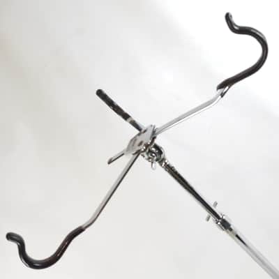 Ludwig 70s Atlas Flat Base#1363 Snare Drum Stand Chrome Vintage Flush Block Logo image 6