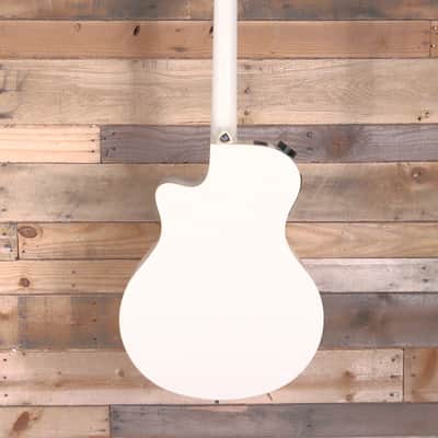 Yamaha APX600 Thinline Acoustic/Electric Guitar Vintage White w/ Gigbag "Good Condition" image 5