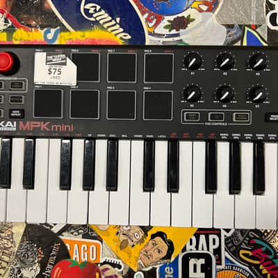 Akai MPK Mini MKII 25-Key MIDI Controller 2014 - Present - Black