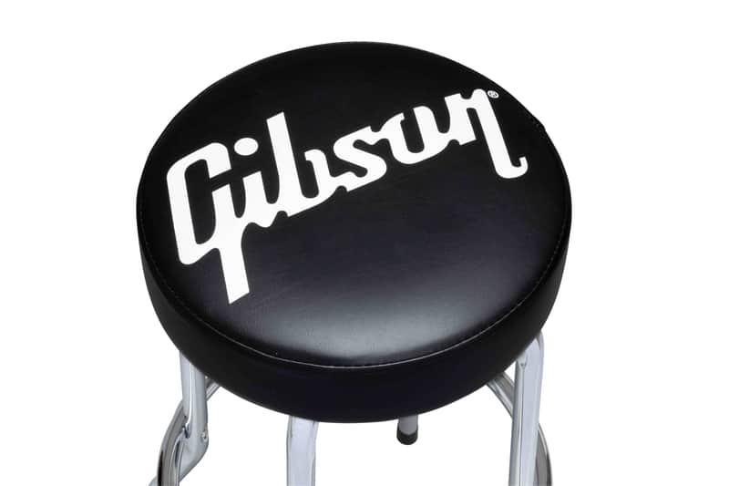 Gibson Accessories GA-STOOL5 Premium Playing Stool Standard Logo Tall 30' image 1
