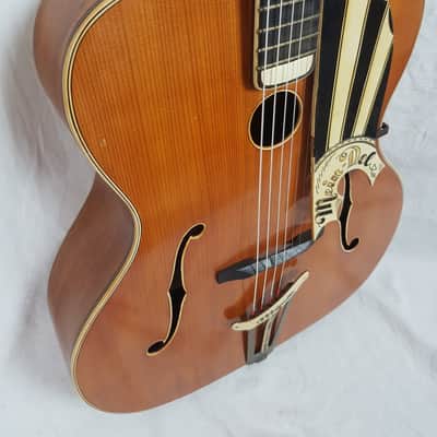RARE Vintage 1949 Otto Meindl Migma Meister Jazz Guitar "Mein-Del" (Germany) image 8