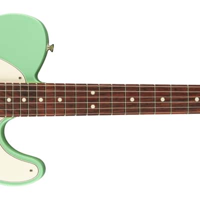 Fender American Performer Telecaster with Humbucking, Rosewood Fingerboard, Satin Surf Green image 3