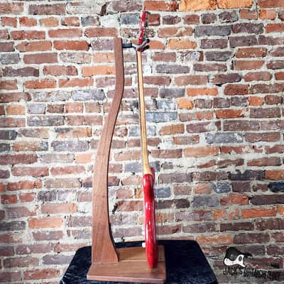 Lotus / Aria Pro II / Matsumoku MIJ Neck-Thru Double Cut Electric Bass  (1970s, Custom Poly Dip) image 11