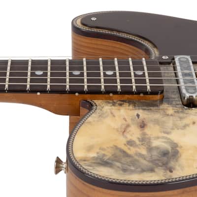 Used Fender Custom Shop Artisan Buckeye Double Esquire NOS - Aged Natural image 9
