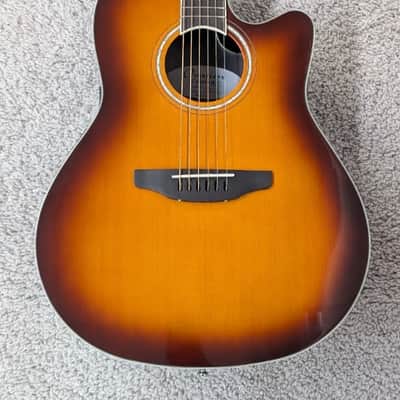 Ovation Celebrity Traditional Mid-Depth Acoustic Electric Guitar, CS24-1 - Sunburst image 1