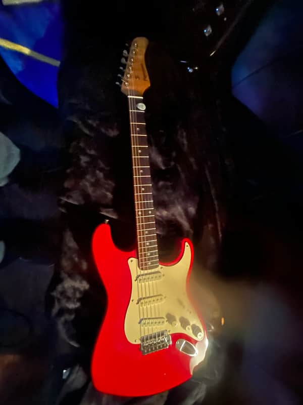 Fernandes LE-X Stratocaster 1990’s - Cherry Red image 1