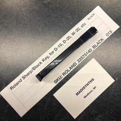 ORIGINAL Roland Replacement SHARP/BLACK Key, Unweighted (22575140) for Juno-1, D-10/20, HS-10, W-30, etc