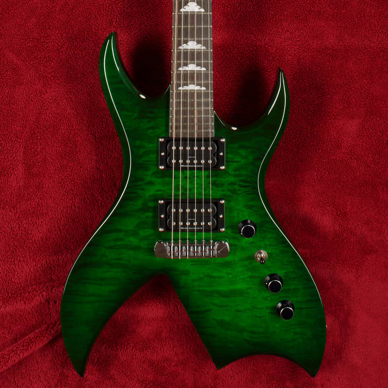 B.C. Rich Rich Bich Legacy (Rich "B") Transparent Green image 1