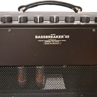 Fender Bassbreaker 45 2-Channel 45-Watt Guitar Amp Head 2016 - 2018 - Gray Tweed image 5