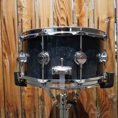 DW USA Collectors Series - Ebony Chaos FP - 6.5 x 14" Pure Maple SSC Shell With Ring's Snare Drum image 3