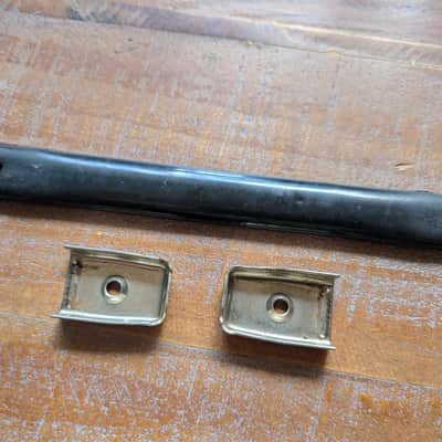 Fender Vintage Deluxe Reverb Amplifier Handle Blackface 1960s NICE Patina! image 7