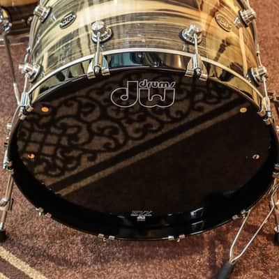 DW Exotic Performance Black Poplar Drum Set - 14x22,9x13,16x16,6.5x14 image 6