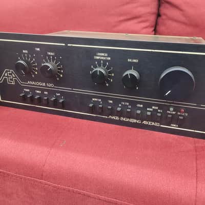 RARE! Analog Engineering Associates Analogue 520 Stereo Preamp 1970s - Black image 3