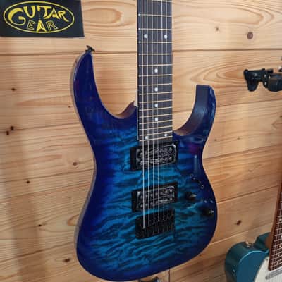 IBANEZ GRG7221QA Transparent Blue Burst - 7 Strings image 5