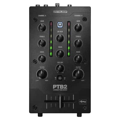 Reloop PTB-2 Portable 2+1-Channel DJ Mixer with DVS and Bluetooth *USA Small Business* image 1