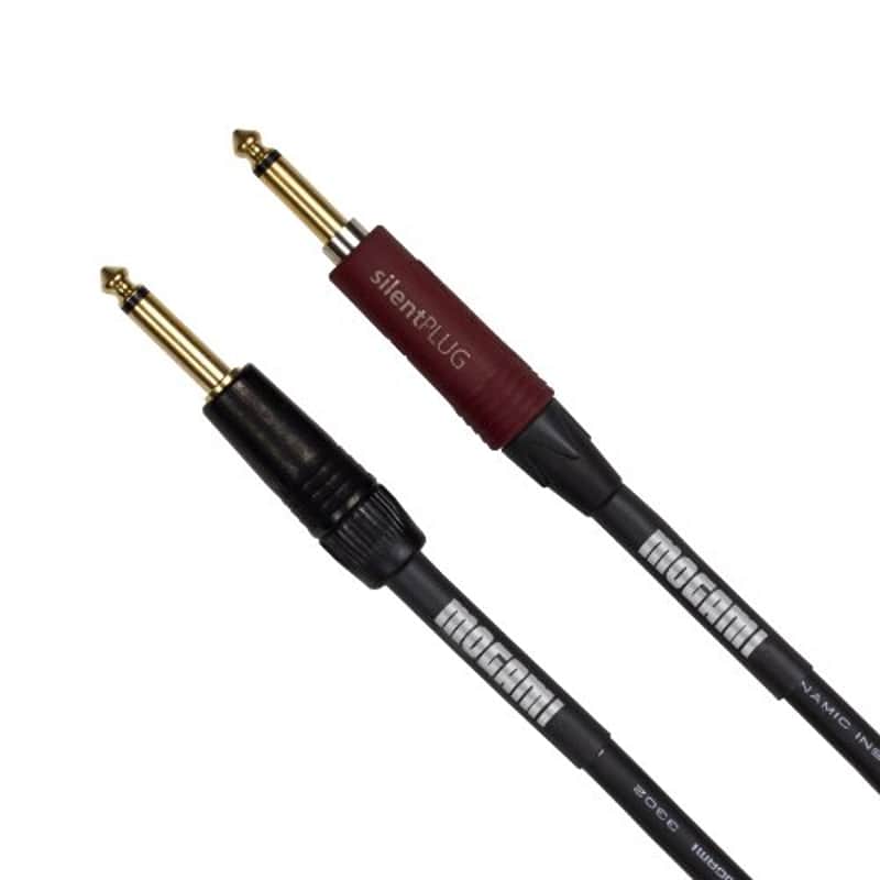 Mogami Platinum GUITAR-40 Instrument Cable, 1/4" TS Male Plugs, Gold Contacts, Straight Connectors image 1