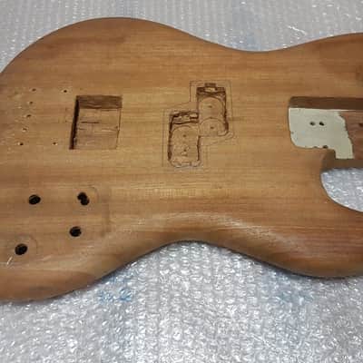 Custom Mahogany J Bass Body image 2
