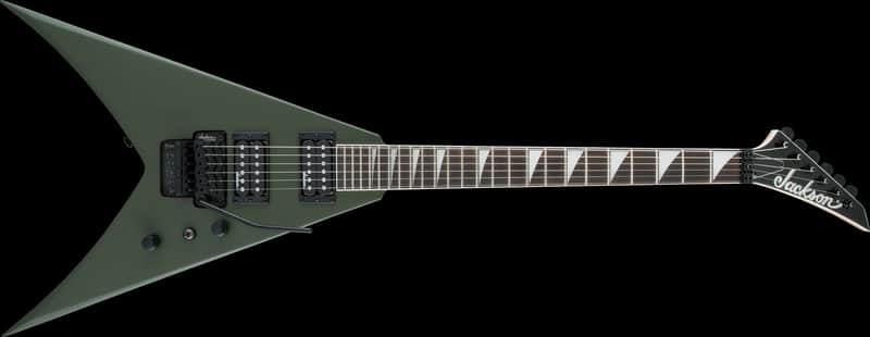 Jackson JS32 KV Matte Army Drab, Amaranth Fretboard, V Style Electric Guitar image 1