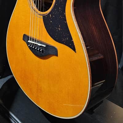 Yamaha AC5R ARE Concert Cutaway Acoustic-electric Guitar - Vintage Natural 2025 image 7