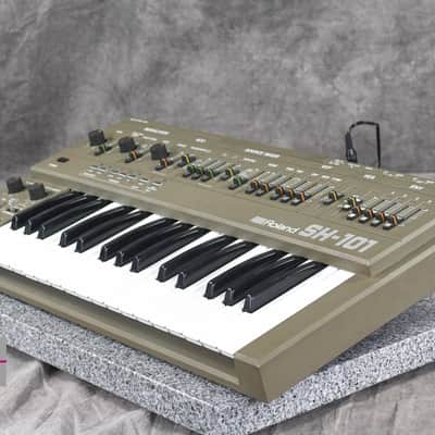Roland SH-101 Gray Vintage Monophonic Synthesizer in Good condition image 5