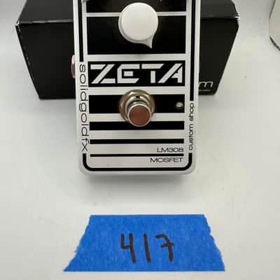 SolidGoldFX Zeta MKII Overdrive 2010s - Silver/Black image 1