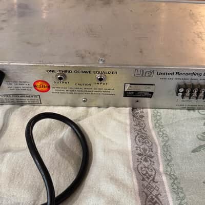 Urei Model 537 1/3 Octave Mono Graphic Equalizer 1980s - SN: 1038 image 3