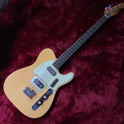 c.1967-Burns/Teisco Telecaster Style Bass MIJ Vintage Bass “White” image 2