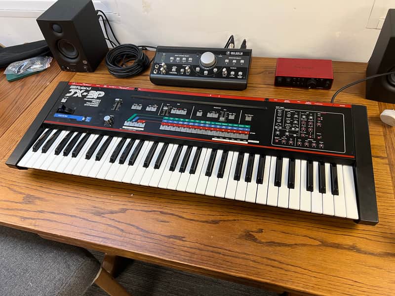 Roland JX-3P 61-Key Programmable Preset Polyphonic Synthesizer 1983 - 1985 - Black