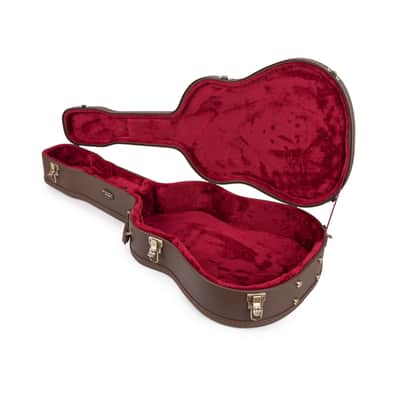 Immagine Deluxe Arch Top Wood Case Dread/12 String Guitars-Brown - 6