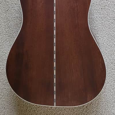 Fender PD-220E Dreadnought Acoustic Electric Guitar, Aged Cognac Burst, Hard Shell Case image 7