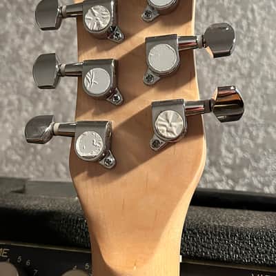 Hofner Shorty Travel Guitar Tune-O-Matic Style & Tailpiece W/Travel Bag - Red Metallic image 11
