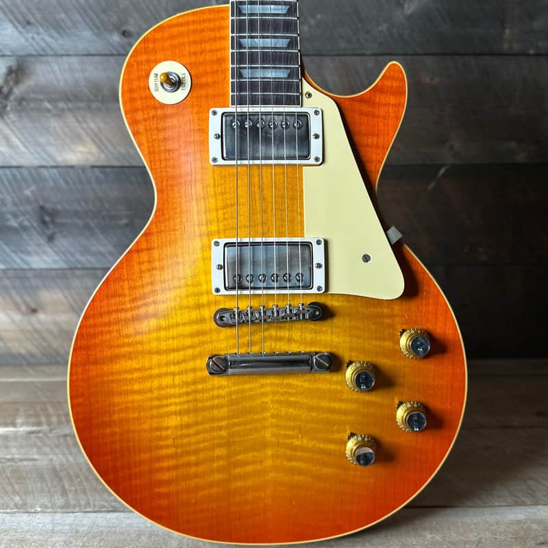 Gibson Custom 1960 Les Paul Standard Reissue, VOS 8.15 LBS!! - Tangerine Burst 06037 image 1