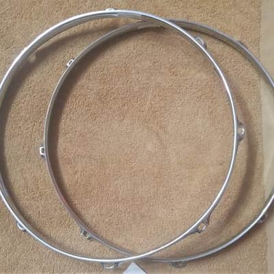 Unknown 14" rim 8 hole - Pair 2000's Chrome image 2