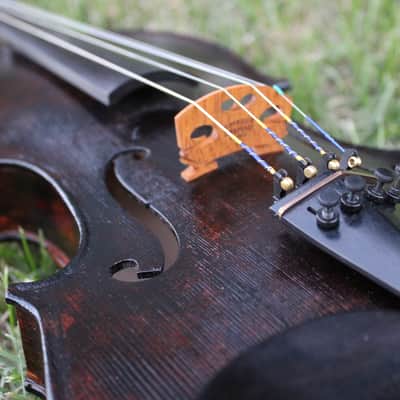 Crow Creek Fiddles Hoedown Special 4/4 size Handmade Fiddle / Violin with Case 2025 - Dark Rustic Brown image 22