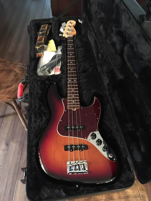 Fender American Standard Jazz Bass 2015 Sunburst Custom Shop Pickups image 1