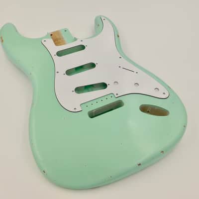 Nitro Lacquer Aged Reliced S-Style or T-Style Vintage Custom Guitar Body image 16