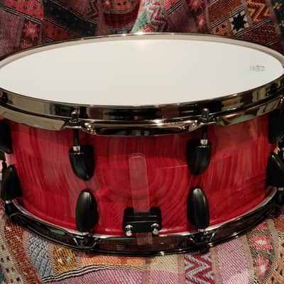 SSS Solid Shell Shop Custom Snare Drum 2026 - Red image 5