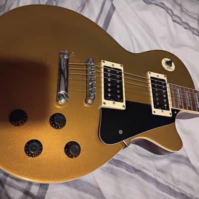 Agile AL-2000 Les Paul Singlecut 2000s Gold Top HH image 17