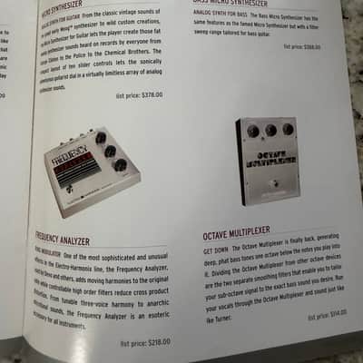 Electro-Harmonix Catalog 2002 holy hillier grail Russian big muff baseballs small stone graphic fuzz wiggler worm poly chorus memory Man tube zipper hot tubes image 6
