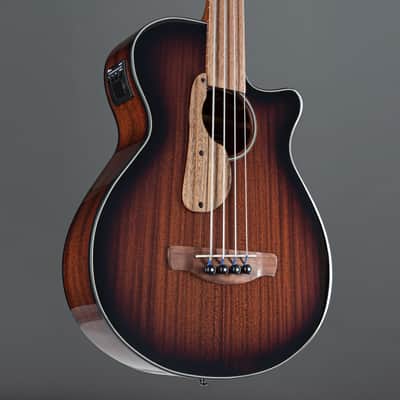 Ibanez AEGB24FE-MHS Mahogany Sunburst High Gloss - Acoustic Bass imagen 6